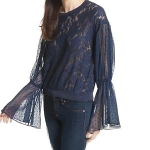 Free People Something Like Love Top